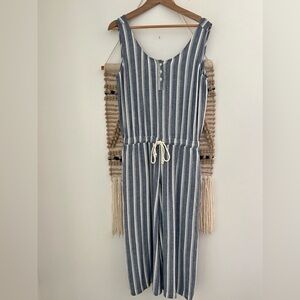 CLOTH & STONE | Anthropologie JUMPER ROMPER JUMPSUIT NWOT STRIPE